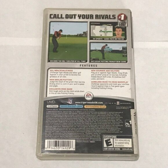 PSP Tiger Woods PGA Tour 06 Playstation Portable - Picture 2 of 3